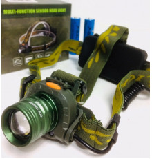 Налобный фонарь с датчиком движения Bailong Police BL-602/4822/1505/ 6616 (120 шт/ящ)