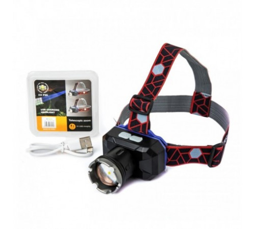 Налобный фонарь XH-P99 с USB-зарядкой и Zoom-оптикой. (at5) at3091 за 480 грн
