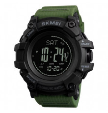 Спортивные тактические часы с компасом и водозащитой зелёные.AT-15/P GREEN