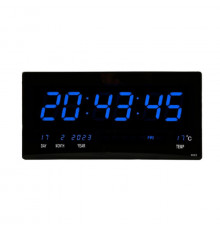 Электронные настенные часы VST-4622 BLUE/ 23cm*45cm*3cm (12)