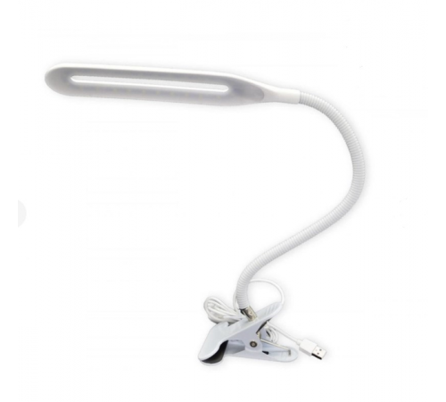Настольная лампа на прищепке гибкая LED Beluck BL-01 с USB кабелем