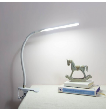 Настольная лампа на прищепке гибкая LED Beluck BL-01 с USB кабелем