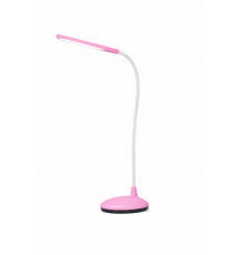 Настільна LED лампа з гнучкою ніжкою (USB/Battery, 3 режими світла) Рожева