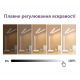 Светодиодная LED настольная лампа с двумя плафонами с термометром, временами, календарем, подставка для ручек на аккумуляторе