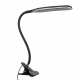 Настільна LED лампа на прищіпці, від USB, Berger 1043-TL-10 Black / Світлодіодна лампа з гнучкою ніжкою