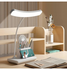 Настольная LED лампа на аккумуляторе беспроводная гибкая светодиодная гибкая на рабочий стол зарядка от USB