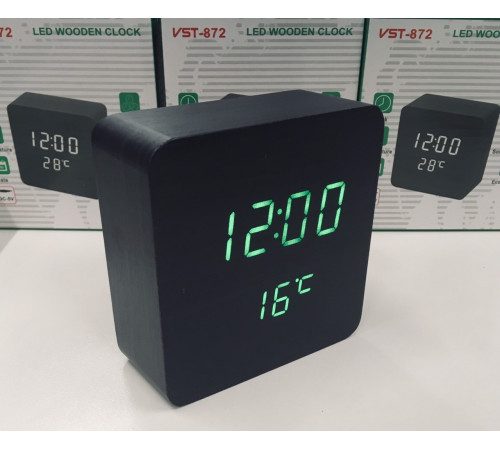 Настольные часы от сети+батарейка VST-872/6995 (80 шт/ящ) за 690 грн