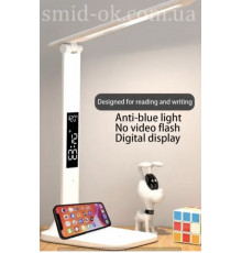 Лампа LED настольная с часами LCD 868/ TX 26 European rotary table lamp (50)