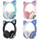 Безпроводнi Bluetooth навушники з вушками Cat Ear STN 28/ 8893/ 9043 та LED пiдсвiткою (60 шт) за 450 грн