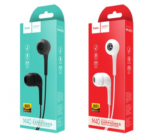 Наушники вакуумные HOCO M40 Prosody universal с микрофоном (120) за 140 грн