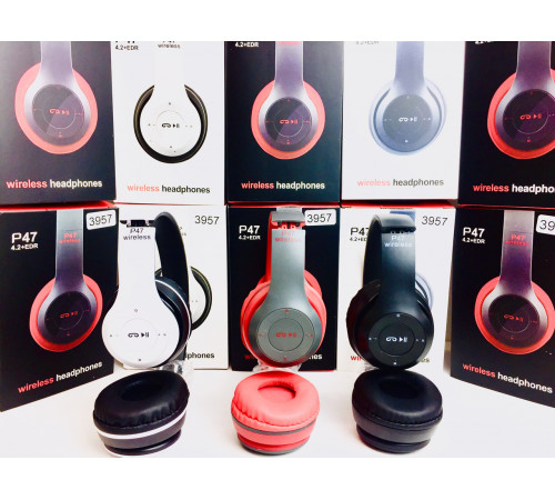 Навушники вакуумні з мікрофоном Bluetooth MDR P47+BT/3957 (100 шт) за 585 грн