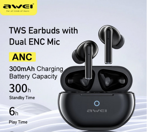 Bluetooth наушники AWEI S1 Pro ANC (120) за 1584 грн