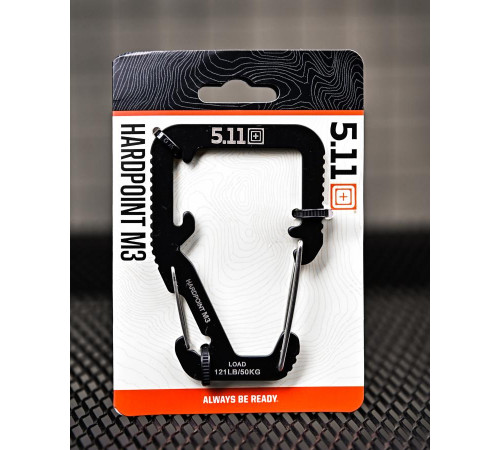 Карабін 5.11 Tactical Hardpoint M3, чорний ПП8142 за 440 грн