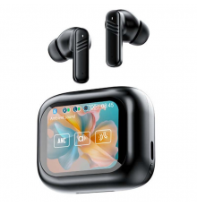 Беспроводные наушники LX-10 TWS Earbuds с LED дисплеем, Bluetooth 5.4, ANC+ENC, 320mAh Black