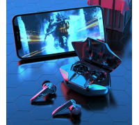 Беспроводные наушники TWS Bluetooth Bakey G11 с микрофоном. Кейс, повербанк, LED подсветка Black