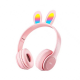 Детские беспроводные Bluetooth наушники с ушками зайчика RGB Picun B12 4704/4705 VJ