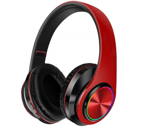 Беспроводные наушники B39, с микрофоном / Накладные bluetooth наушники с подсветкой