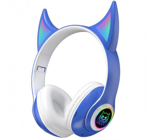 Беспроводные детские Наушники с Ушками с подсветкой с MicroSD Ear STN-25 Bluetooth