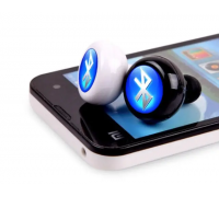 Беспроводные стерео наушники AirBeats Bluetooth mini 4.0 Stereo Headset White блютуз гарнитура