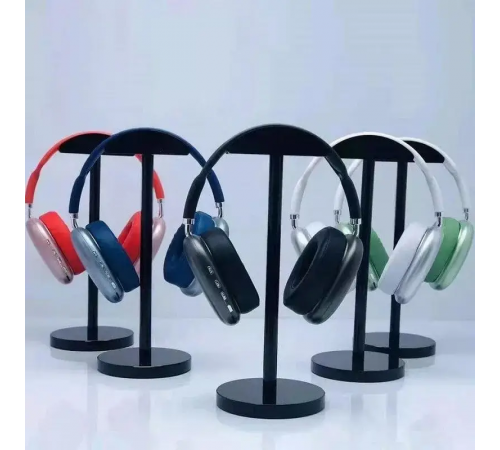 Красные Беспроводные полноразмерные Bluetooth наушники Macaron P9 Max