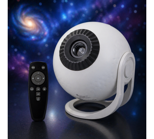 Проектор звездного неба Galaxy Projector 12 слайдов / Домашний планетарий 12 галактик + пульт ДУ