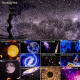 Проектор звездного неба домашний планетарий Planetarium Galaxy 12 галактик 360°