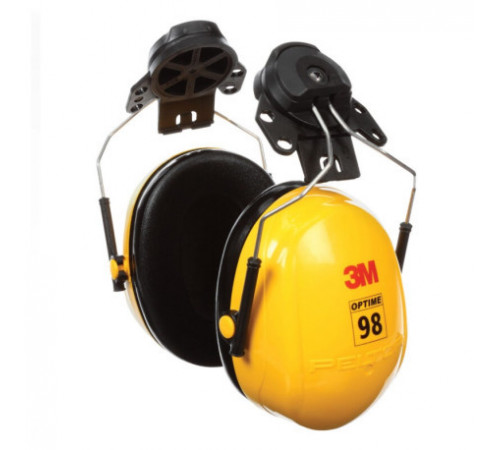 Захисні навушники 3M Peltor Optime 98 H9P3E з кріпленням на каску.ATH10
