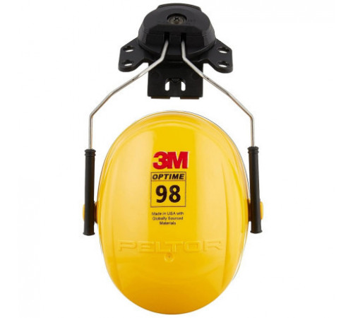 Захисні навушники 3M Peltor Optime 98 H9P3E з кріпленням на каску.ATH10