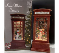 XMAS Новогодний ночник телефонная будка WDL-2102B/ 10082 9,2 см (12)