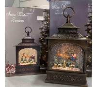 XMAS Новогодний ночник винтажный фонарь WDL-24007A/ 10089 25,3 см (8)