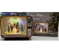 XMAS Новогодний ночник Ретро телевизор WDL-24034B/ 10094 17,1 см (6)