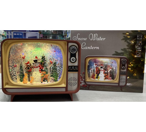 XMAS Новогодний ночник Ретро телевизор WDL-24034B/ 10094 17,1 см (6) за 3416 грн