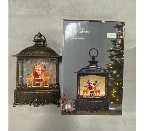 XMAS Новогодний ночник винтажный фонарь WDL-24073A/ 10098 27 см (8) за 2070 грн