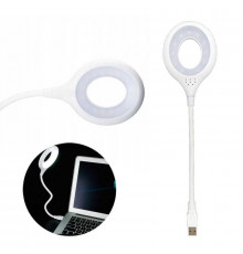 Гнучкий USB-світильник 16 LED, 5 Вт, Білий Лампа USB LED lamp LK-50/ 6173 (200