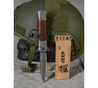 Ніж викидний Jeep wood ВТ4775