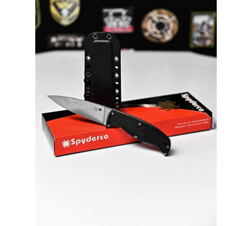 Нож Spyderco black ДЛ7002