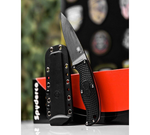 Нож Spyderco black ДЛ7002