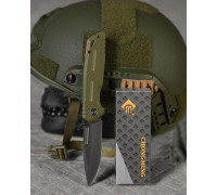 Нож выкидной grey/oliva ВТ4773