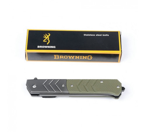 Нож складной Browning A02 зеленый. a3369 за 600 грн