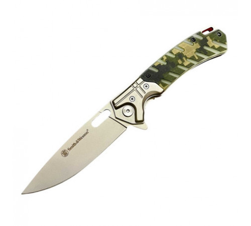 Складной тактический нож Smith & Wesson в камуфляжном исполнении.AT-4229 за 540 грн