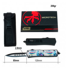 Фронтальный выкидной нож MicroTech. a3379