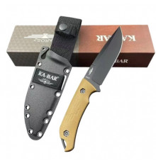 Нож туристический KA-BAR с фиксированным клинком.AT-4255
