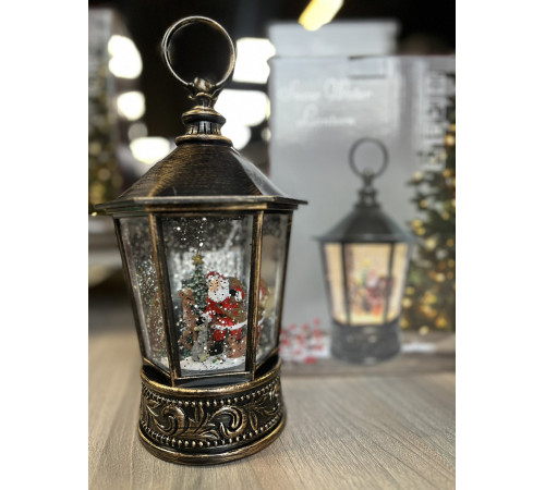 Санта Клаус Музыкальный новогодний фонарь XMAS WDL 24077A