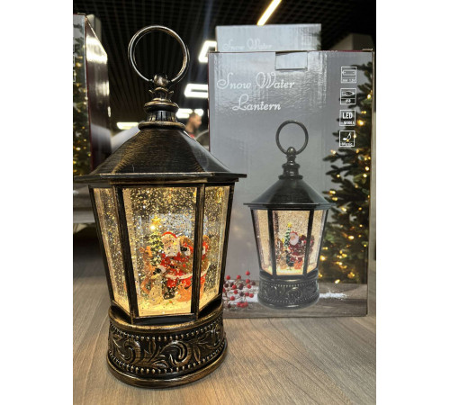 Санта Клаус Музыкальный новогодний фонарь XMAS WDL 24077A