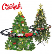 Рождественский поезд на елку Christmas Train Set