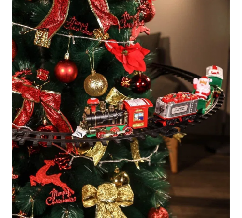 Рождественский поезд на елку Christmas Train Set