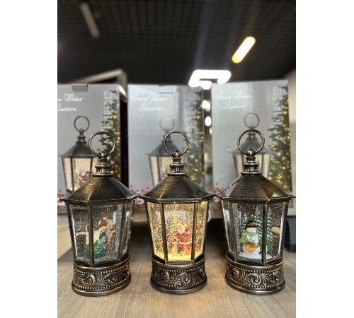 Музыкальный новогодний фонарь XMAS WDL 24077A