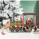 Новогодний ночник с музыкой и блестками XMAS 2110 17 х 32 х 9.5 см USB-кабель или 3 батарейки AA