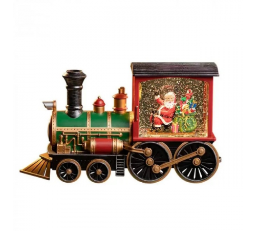 Новогодний ночник с музыкой и блестками XMAS 2110 17 х 32 х 9.5 см USB-кабель или 3 батарейки AA