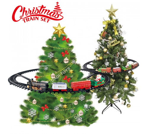 Рождественский поезд на елку Christmas Train Set